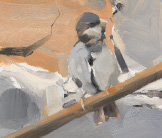 Sparrow on the scrap heap painting by Esther