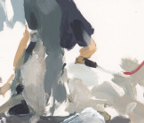 John sheep shearing painting by Esther Tyson