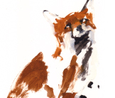 Fox painting by Esther Tyson