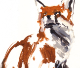 Fox painting by Esther Tyson