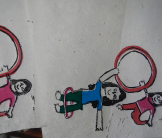 Hula print photograph by Esther Tyson