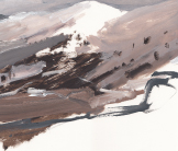 Cairngorms painting by Esther Tyson