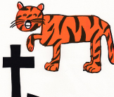 Tiger screenprint by Esther Tyson