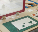 Esther Tyson's Cut stencil screenprint workshop