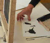Esther Tyson's One colour screenprint workshop